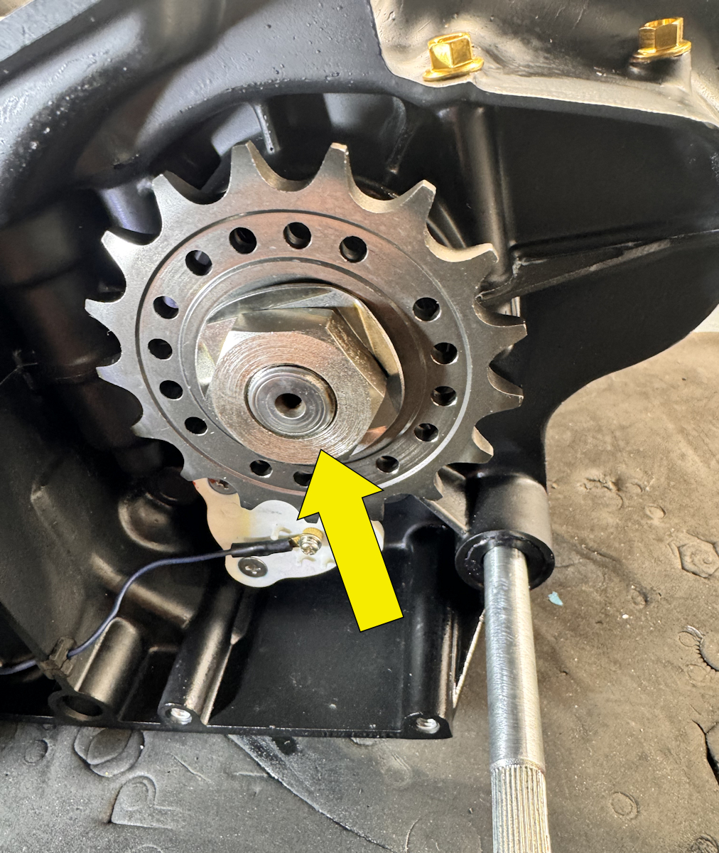 Yamaha RD350 YPVS Front Sprocket Nut