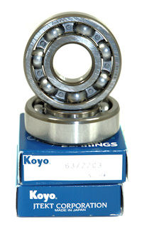 Kawasaki KX125 Crankshaft Main Bearings 1985-2008 Koyo