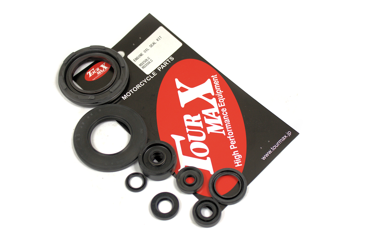 Yamaha RD250LC Full Engine Oil Seal Kit - Tourmax Japan (ARS OEM)